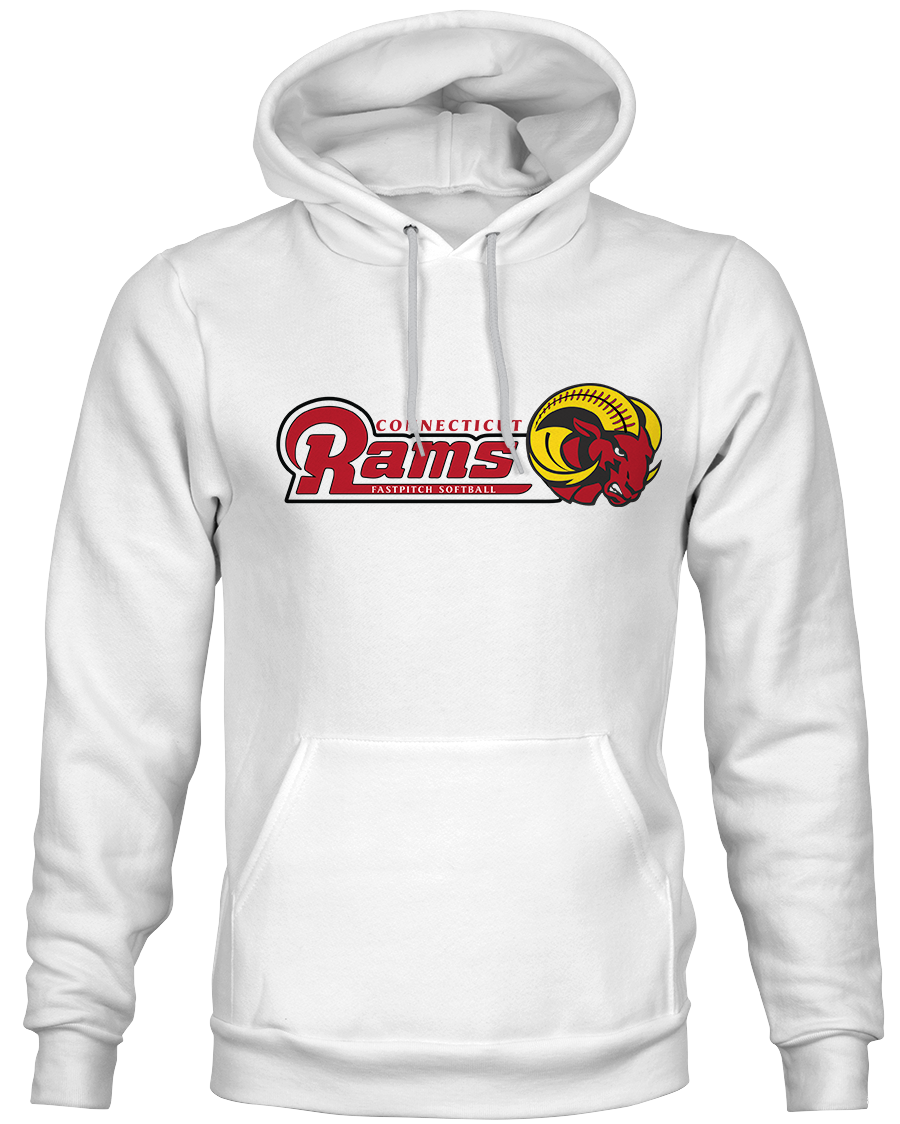 Rams discount white hoodie