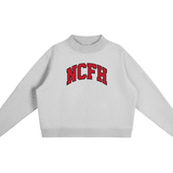 NCHS Field Hockey - Mock-Neck Fleece Crew Sweatshirt