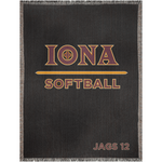 Iona Softball - Woven Blankets Custom