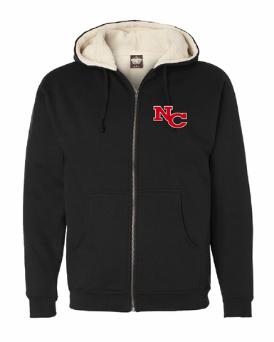 NC Rams - Classic Logo Sherpa Hoodie