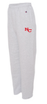 NC RAMS All Sports Booster Club Classic Logo Open Bottom Sweatpants