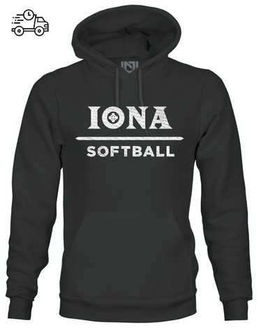 Iona Softball - Vintage Hoodie
