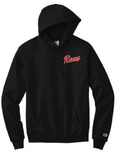 Rams - Script Hoodie Pocket Logo Medium Weight