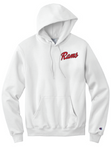 Rams - Script Hoodie Pocket Logo Medium Weight