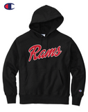 Rams - Script Hoodie Heavy Weight