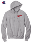 Rams - Script Hoodie Pocket Logo Medium Weight