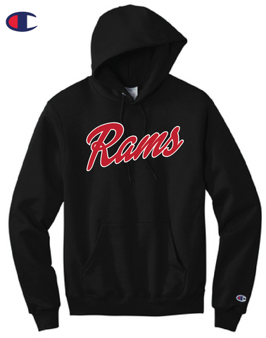 Rams - Script Hoodie Medium Weight