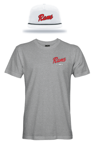 New Canaan High School Tennis - T-Shirt & Hat Bundle