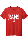 NC Rams Basketball - Arc'd Nike Swoosh T's