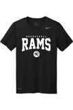 NC Rams Basketball - Arc'd Nike Swoosh T's
