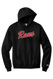 NC Rams - Script Medium Weight Hoodie