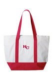 NC Rams - Interlock Giant Zippered Boat Tote