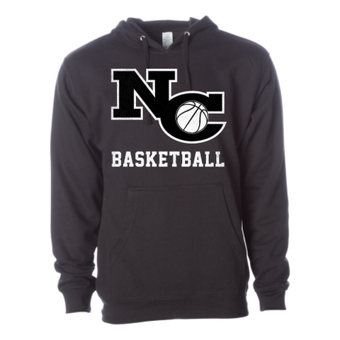 NCHS Basketball - Vintage Grit Hoodie - Blk Logo