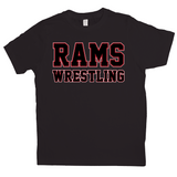 NCYW - Classic T's Rams Wrestle Logo (Youth)
