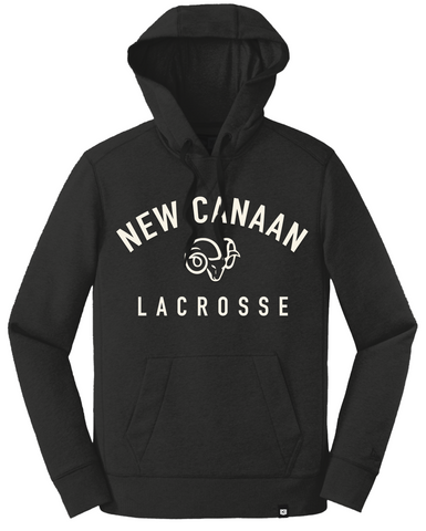 New Canaan Lacrosse - Old School Felted Logo Hoodie