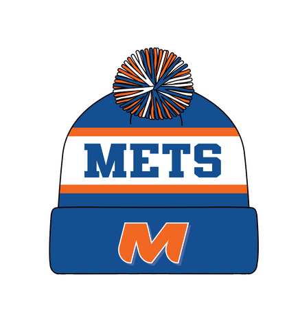 CT Mets - The Beanie Blue Solid